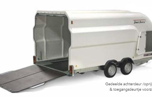 Brian James Sprint Shuttle 2-as laadvloer 4.3 m klep/kantelbaar