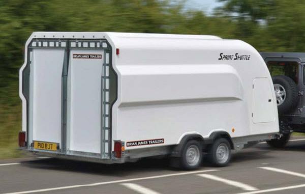 Brian James Sprint Shuttle 2-as laadvloer 4.3 m klep/kantelbaar
