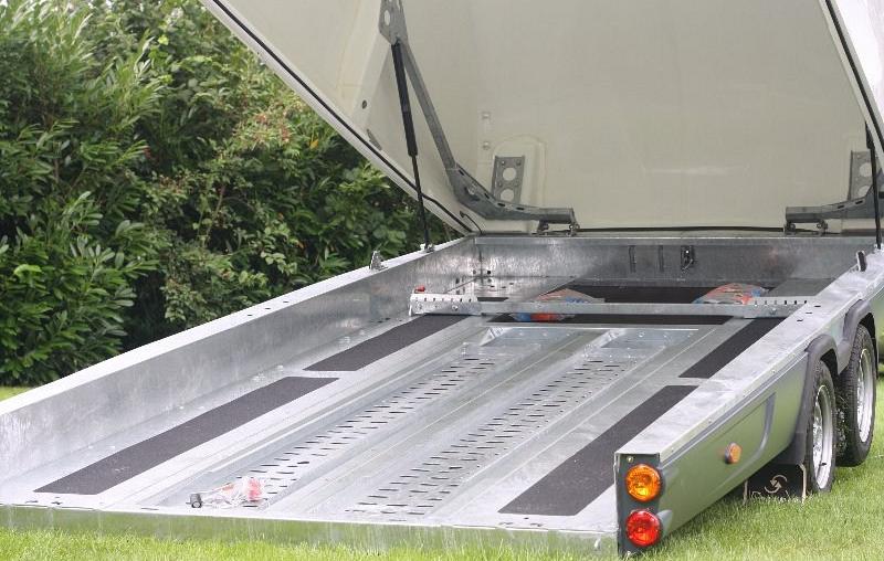 Brian James Race Shuttle 2 2-as laadvloer 4.3 m vast/kantelbaar