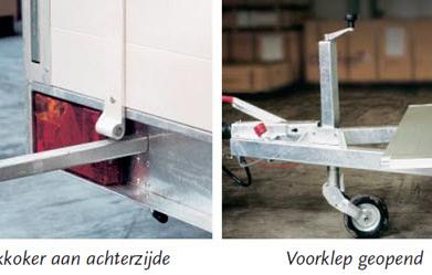 Anssems bakwagen BSX1350 1as geremd 205x120x35cm 1350kg