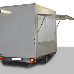 Economy verkoopwagen DT3-00 1as geremd 300x200x230cm 1300kg