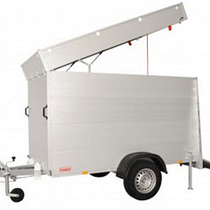 Anssems Bagagewagen GTB1200VT3 geremd  251x126cm/1200kg 