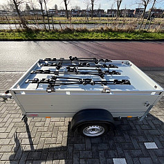 Anssems Bagagewagen 200x100x48 + 4 fietsendrager