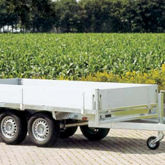 Anssems plateauwagen PSX3000 2-as rem Go-Getter 325x178cm/3000kg