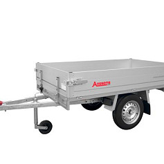 Anssems plateauwagen PLT750 1-as ongeremd 251x150cm/750kg