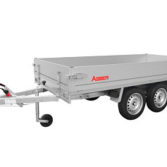 Anssems plateauwagen PLT1350 2-as geremd 251x150cm/1350kg