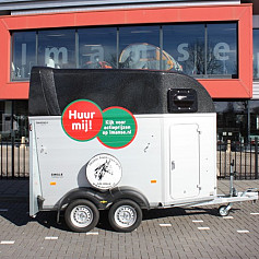 Humbaur Single 1.5 paards met zadelkamer 24