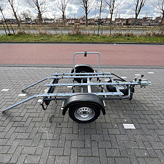 Fiets aanhangwagen voor driewieler + 1 fiets