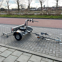 Fiets aanhanger voor 2 fietsen