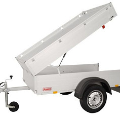 Anssems Bagagewagen GT500-151HT 1as onger. 151x101x 48cm/500kg 