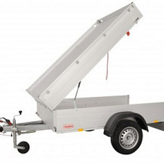 Anssems Bagagewagen GTB750-211HT 1as rem 211x126x48cm/750kg 