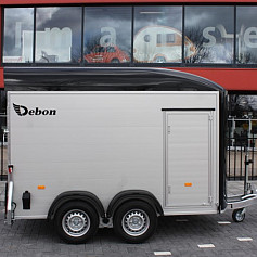 DeBon Roadster 500 Alu +Zijdeur 2as rem 320x167x200cm 2000kg