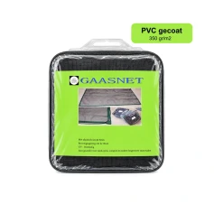 Fijnmazig aanhangwagennet PVC gecoat / 450 x 250