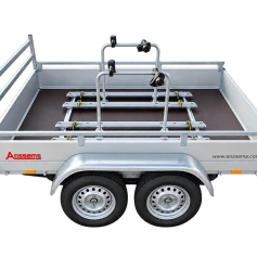 Bakwagen met demontabel fietsenframe