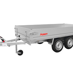 Anssems plateauwagen PLTT1350 2-as geremd 305x150cm/1350kg