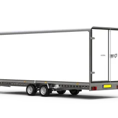 Gesloten plateauwagen