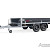 Anssems plateauwagen PSX2000 2-as rem Go-Getter 405x178cm/2000kg